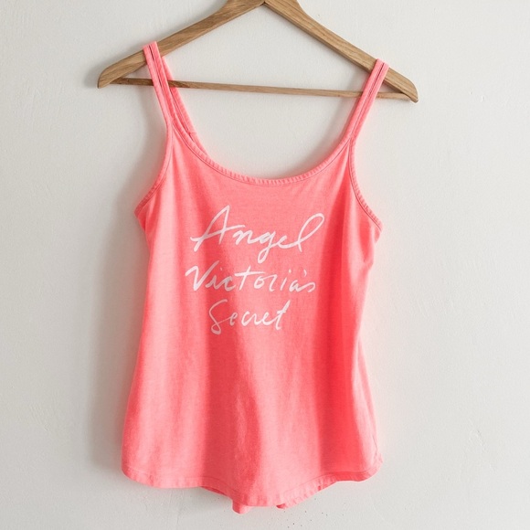 Victoria’s Secret “Angel” Coral Pink Spaghetti Strap Tank – Size XS - Picture 1 of 8